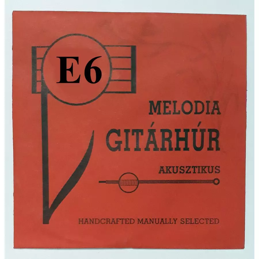 Melodia gitárhúr E 6 dupla fonatos