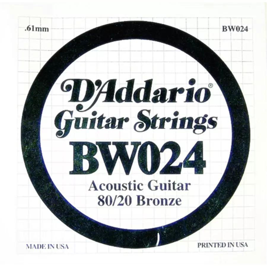 Akusztikusgitár húr darab D'Addario BW024  