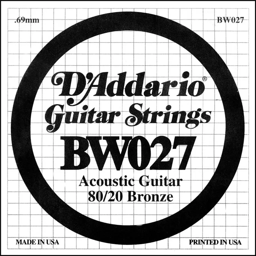 Akusztikusgitár húr darab D'Addario  BW027