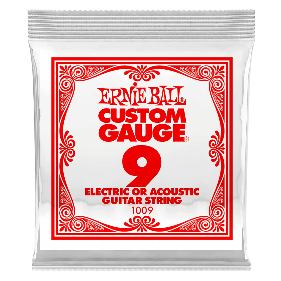 Elektromosgitár húr darab, Ernie Ball acél 0,09