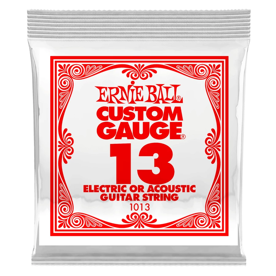 Elektromosgitár húr darab, Ernie Ball plain steel 13