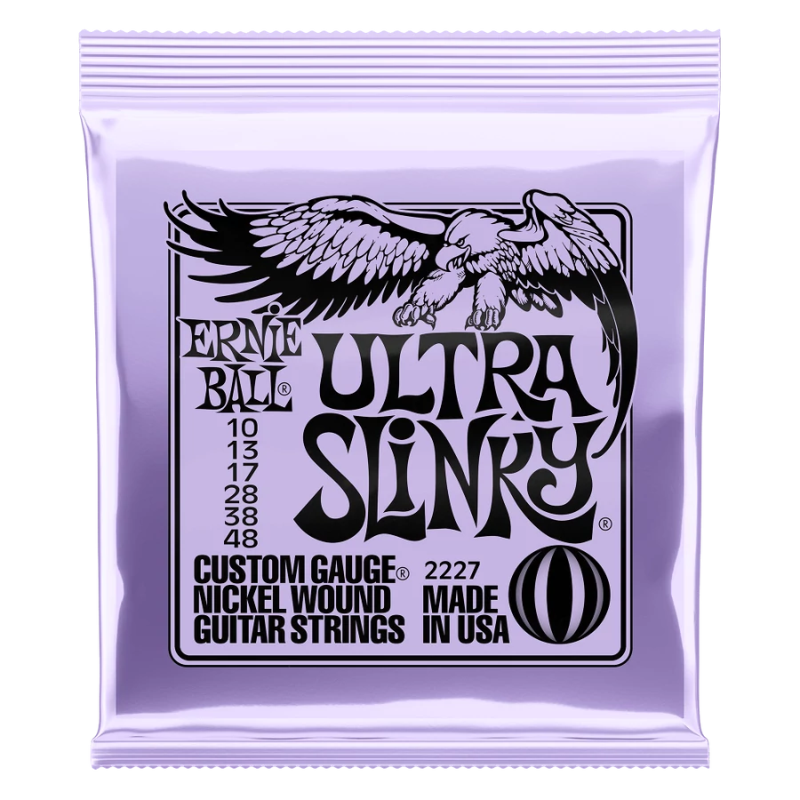 Elektromos gitárhúrkészlet Ernie Ball Nickel w. Ultra Slinky 10-48