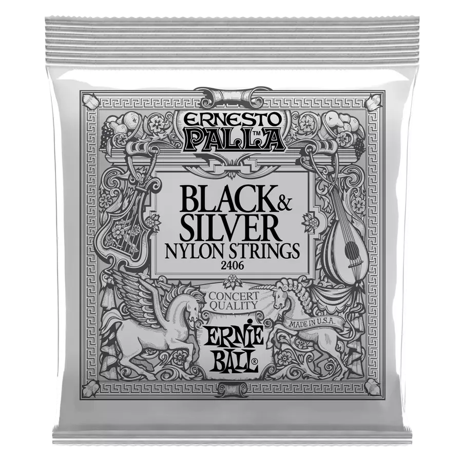 Klasszikus gitárhúr Ernie Ball back & silver