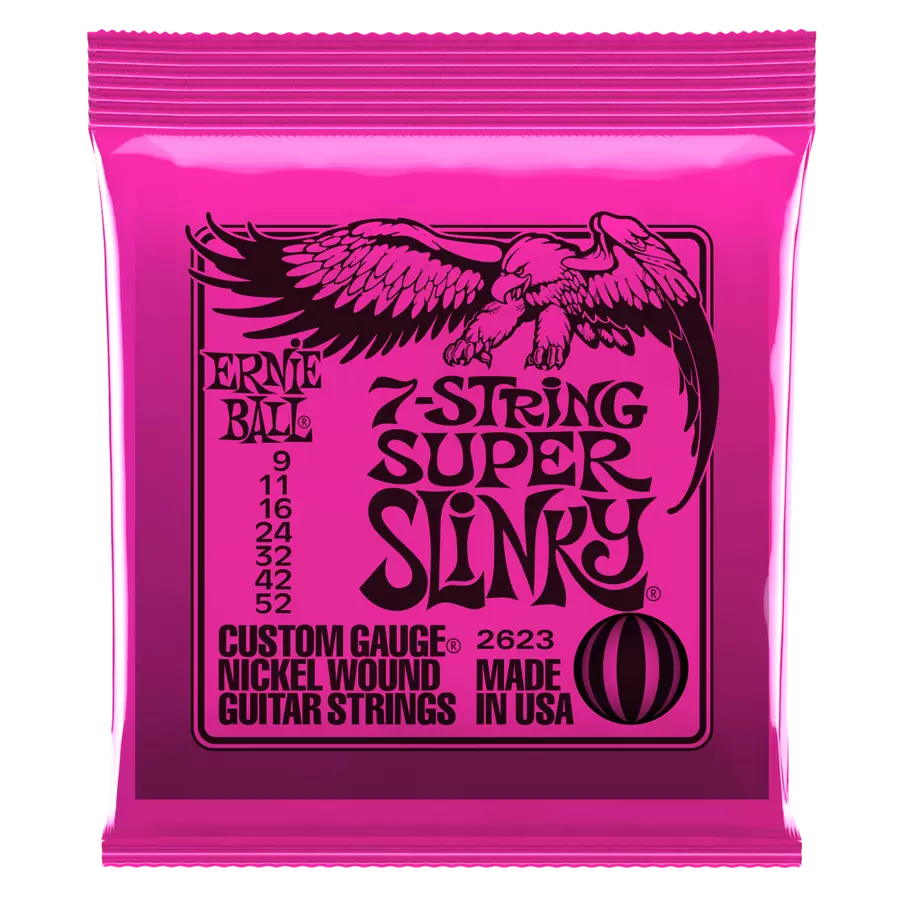 Elektromos gitárhúrkészlet Ernie Ball 9-52 7 húros