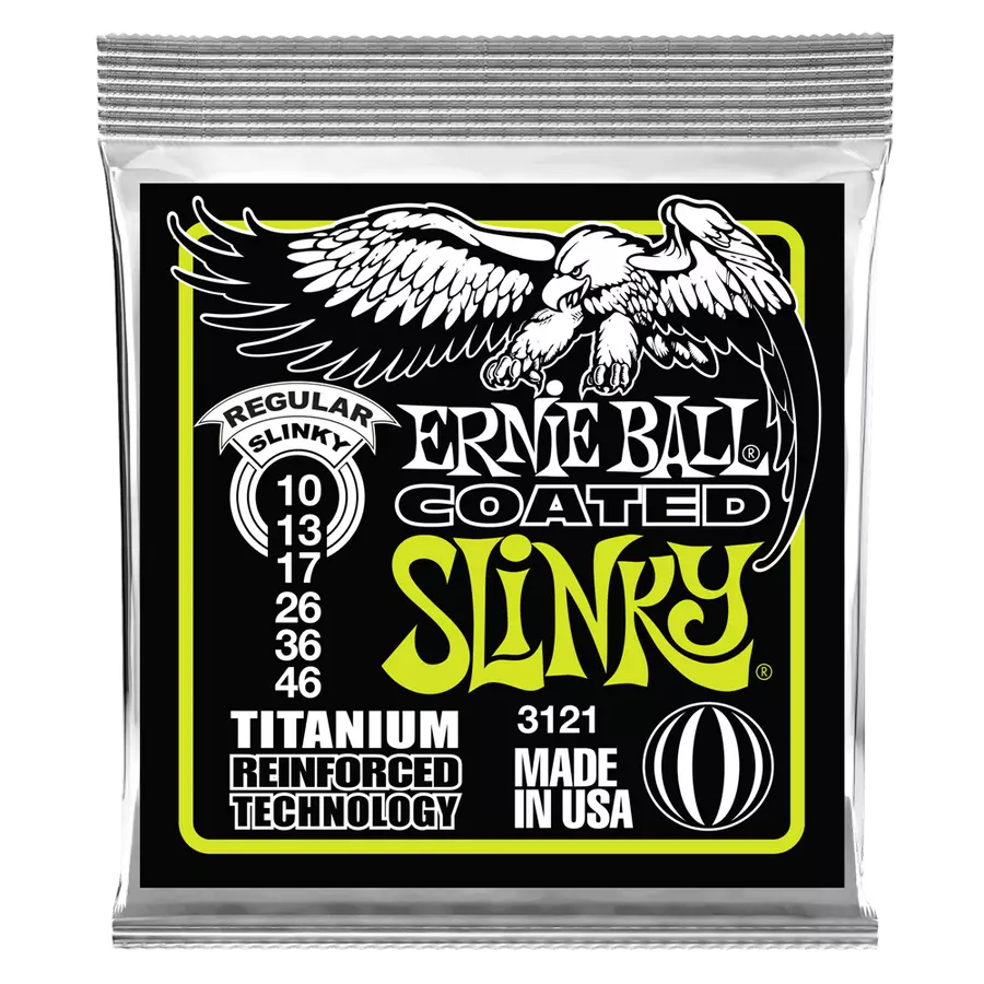 Elektromos gitárhúrkészlet Ernie Ball coated 10-46