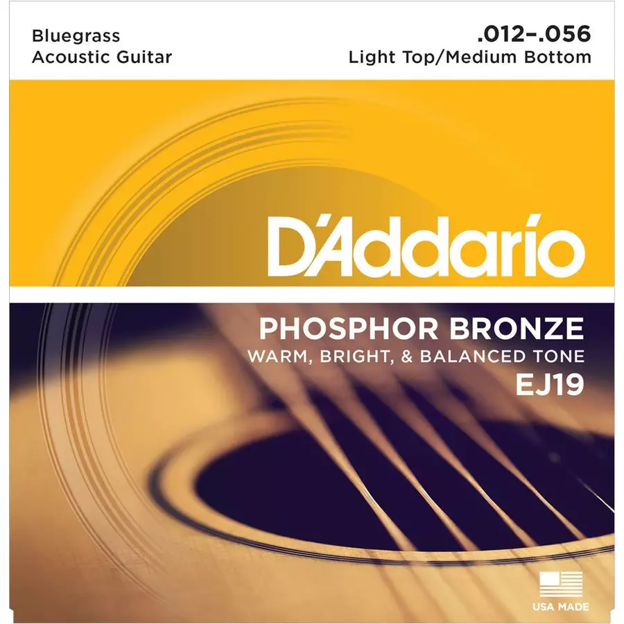 Akusztikusgitár húrkészlet D'addario phosphor-bronze 12-56