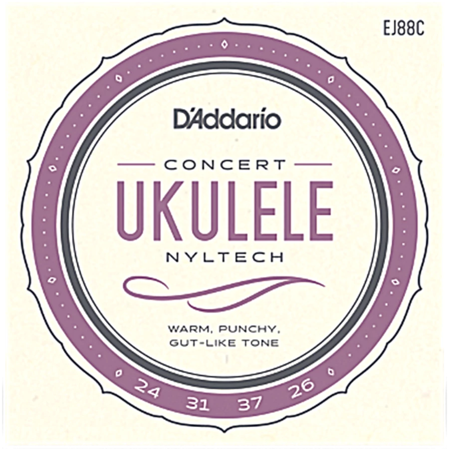 Ukulele húrkészlet koncert D'addario Nyltech