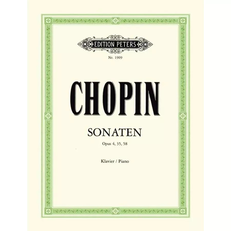 Chopin, Frédéric, Sonatas