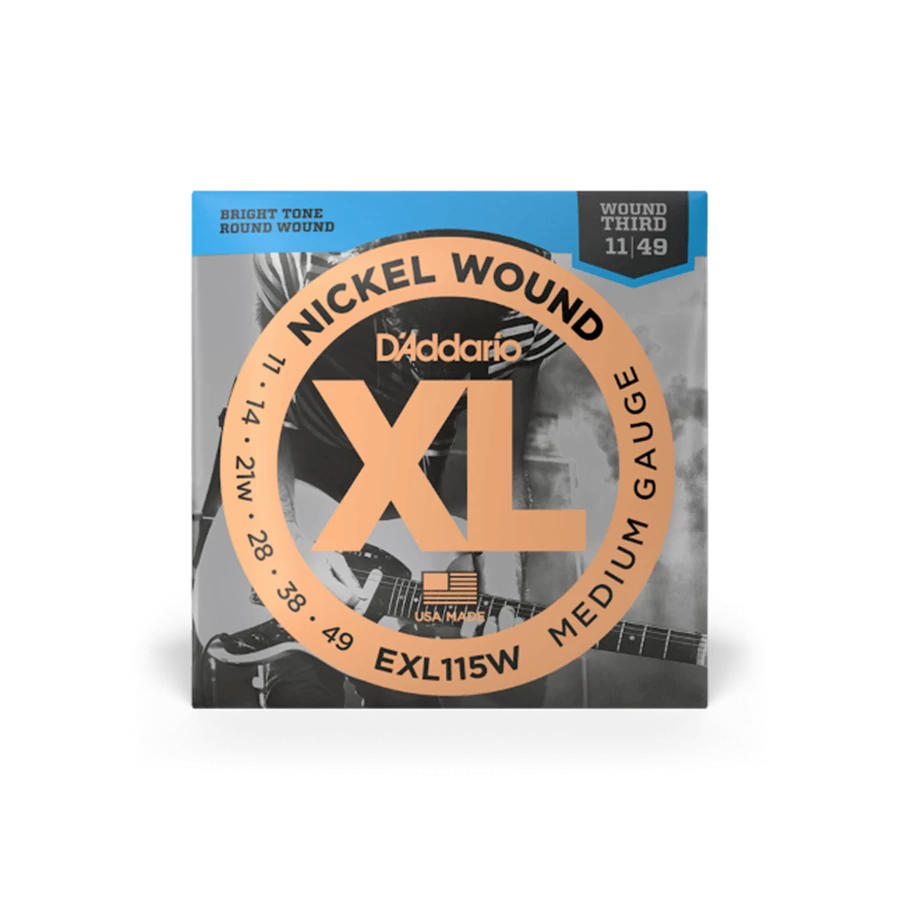 Elektromosgitár húrkészlet D'Addario 11-49