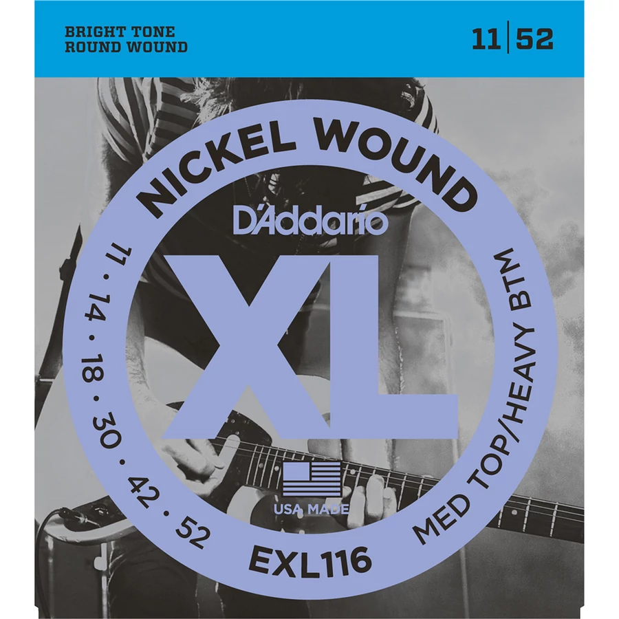 Elektromos gitárhúrkészlet D'addario 11-52