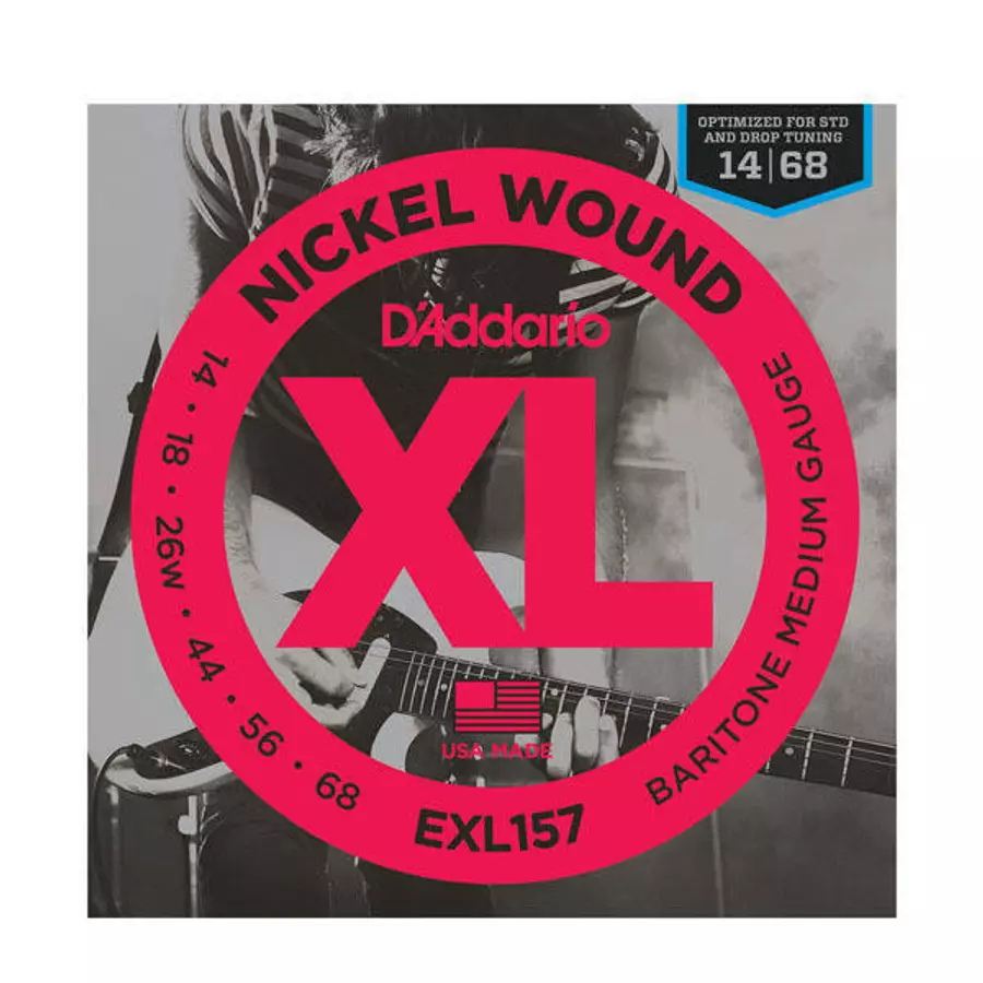 Elektromos gitárhúrkészlet bariton D'Addario EXL157 14-68