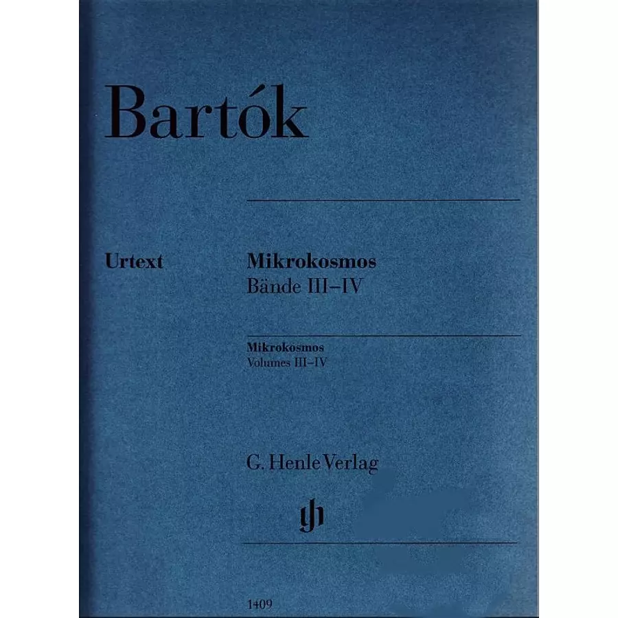 Bartók Mikrokosmos III-IV. Urtext G. Henle Verlag