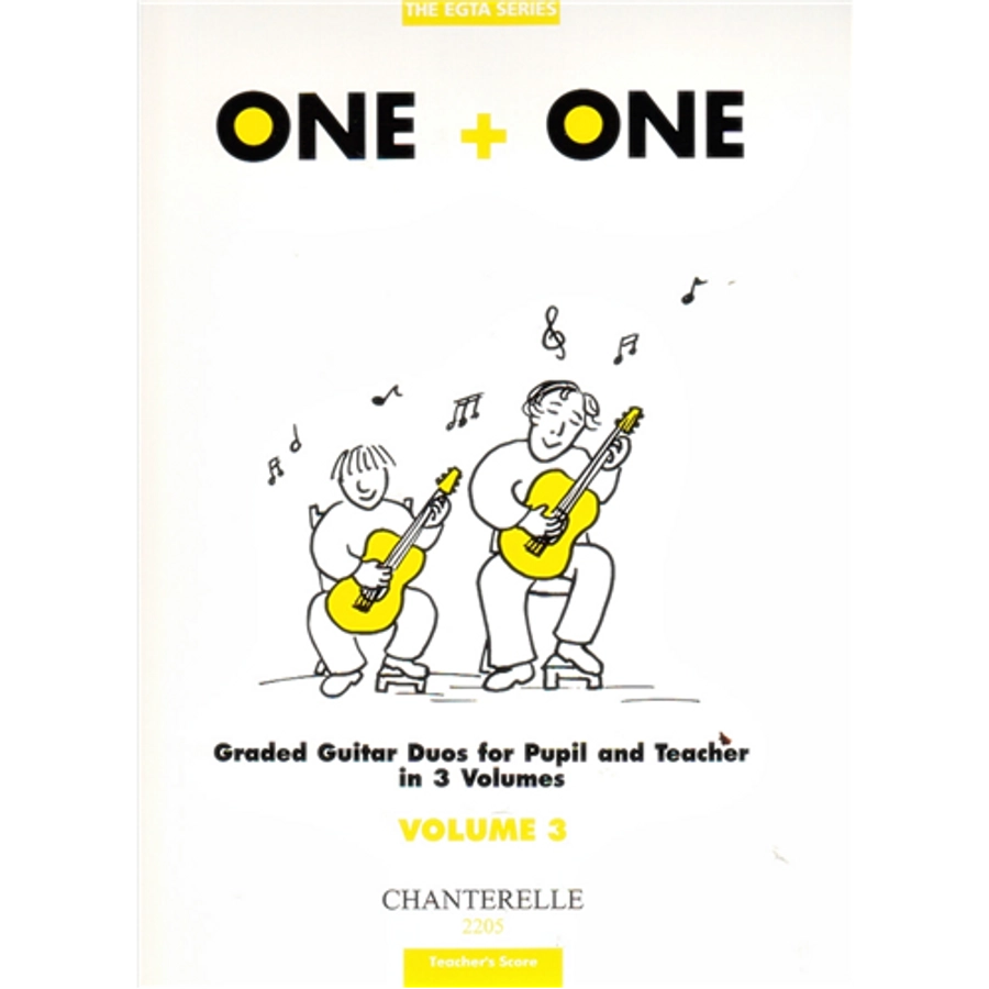 ONE+ONE GRADED GUITAR DUOS 3.FOR PUPIL AND TEACHER IN 3 VOLUMES