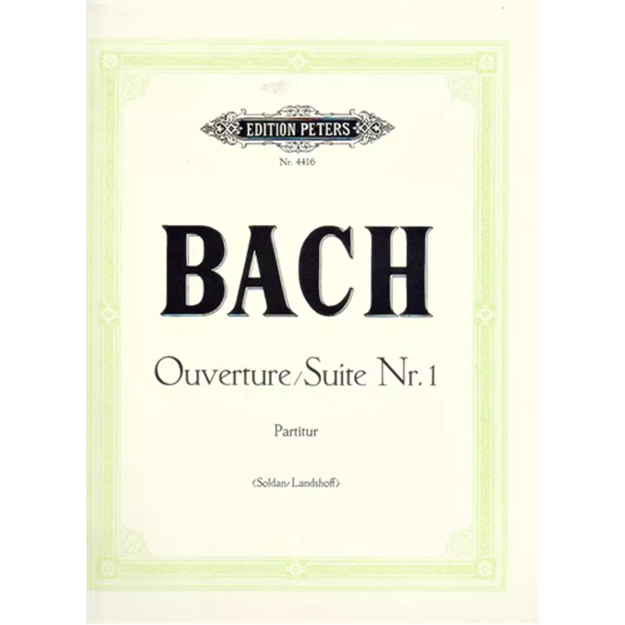 OUVERTURE/SUITE NR.1. PARTITUR