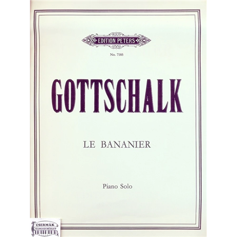 LE BANANIER  FOR PIANO SOLO