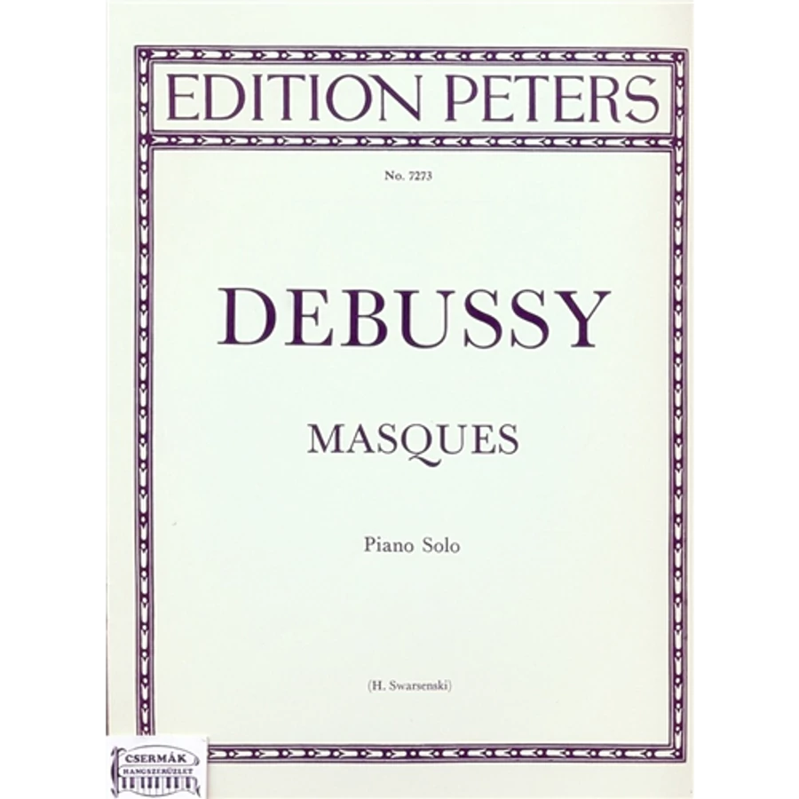 MASQUES  FOR PIANO SOLO