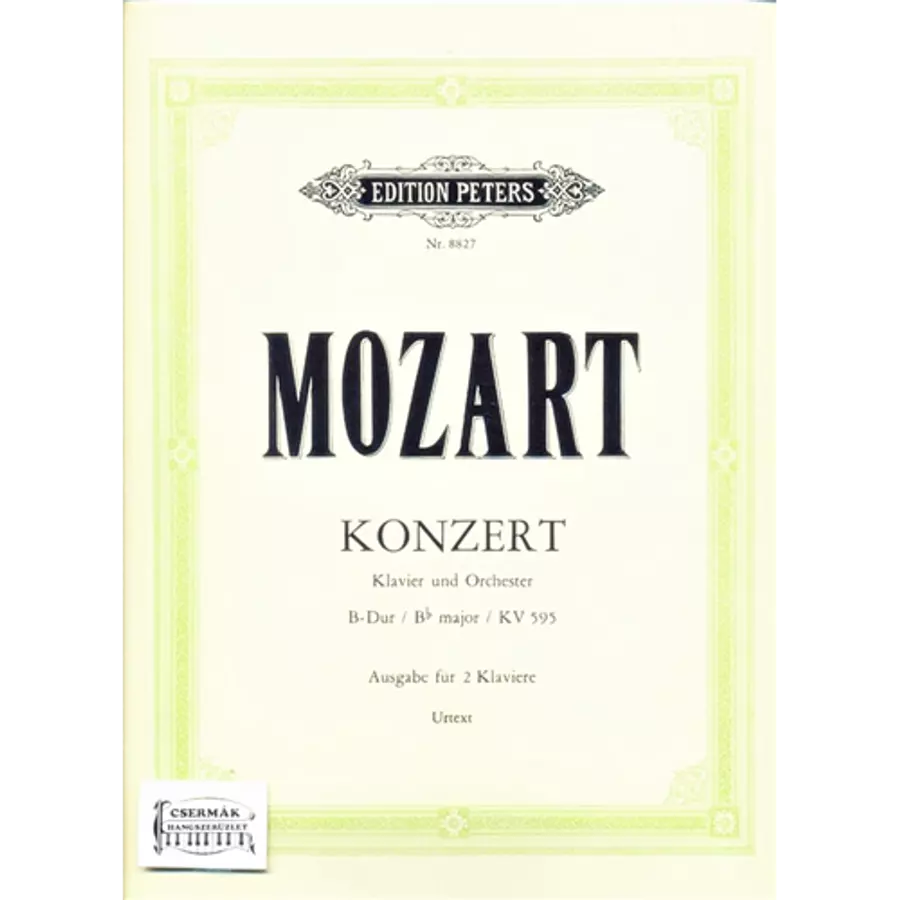 KONZERT B-DUR KV.595.FÜR 2 KLAVIERE