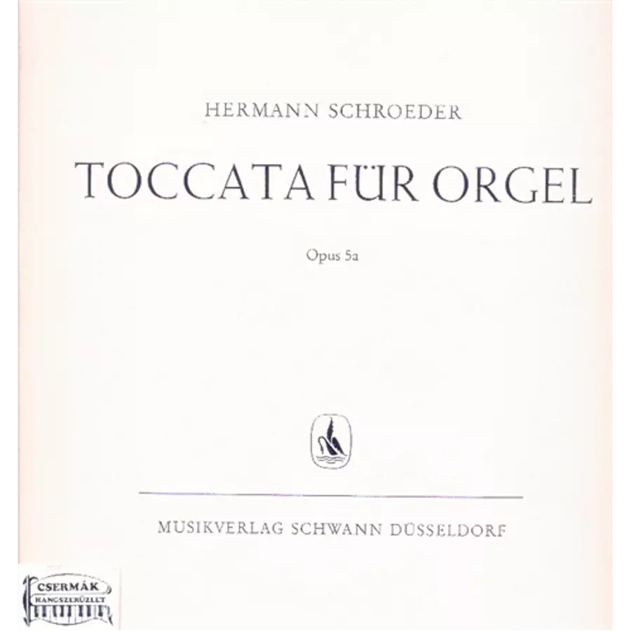TOCCATA FÜR ORGEL OP.5.A.