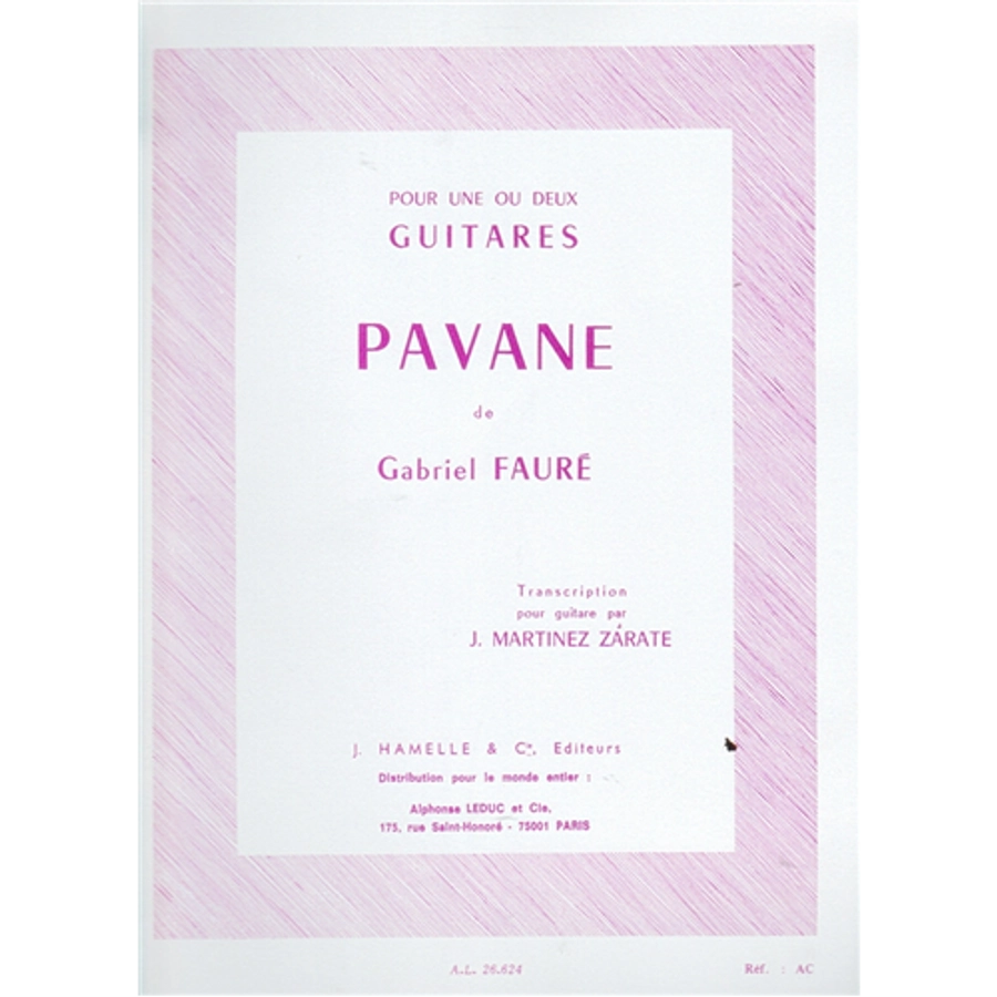 PAVANE OP.50  1 OU 2 GUITARES