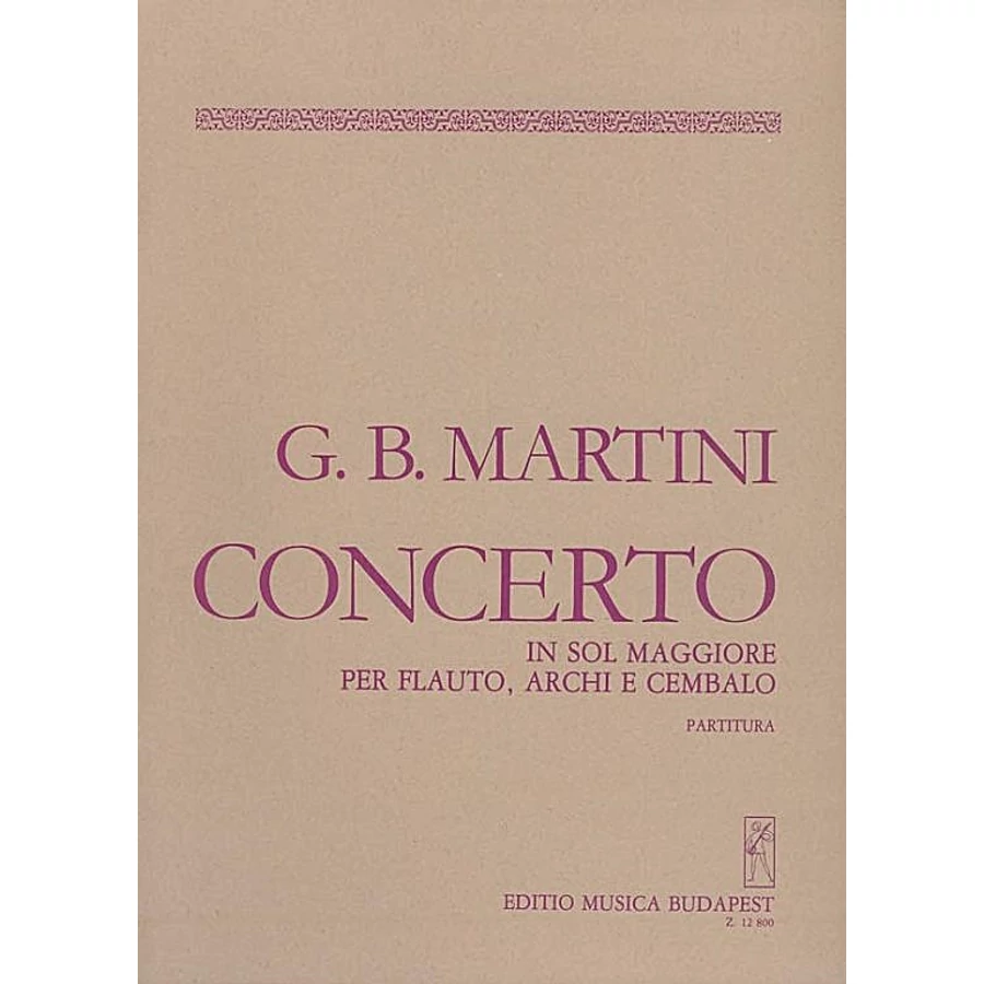 Martini, Giovanni Battista, Concerto G-dúr