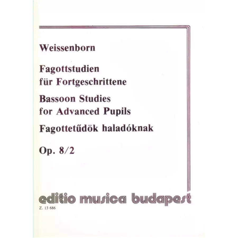 FAGOTTETŰDÖK HALADÓKNAK OP.8/2.