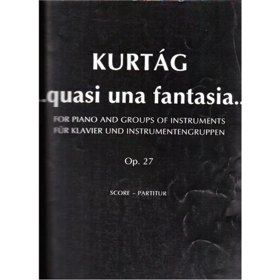 QUASI UNA FANTASIA OP.27.  ZONGORÁRA ÉS HANGSZERCSOPORTOKRA. PARTITÚRA