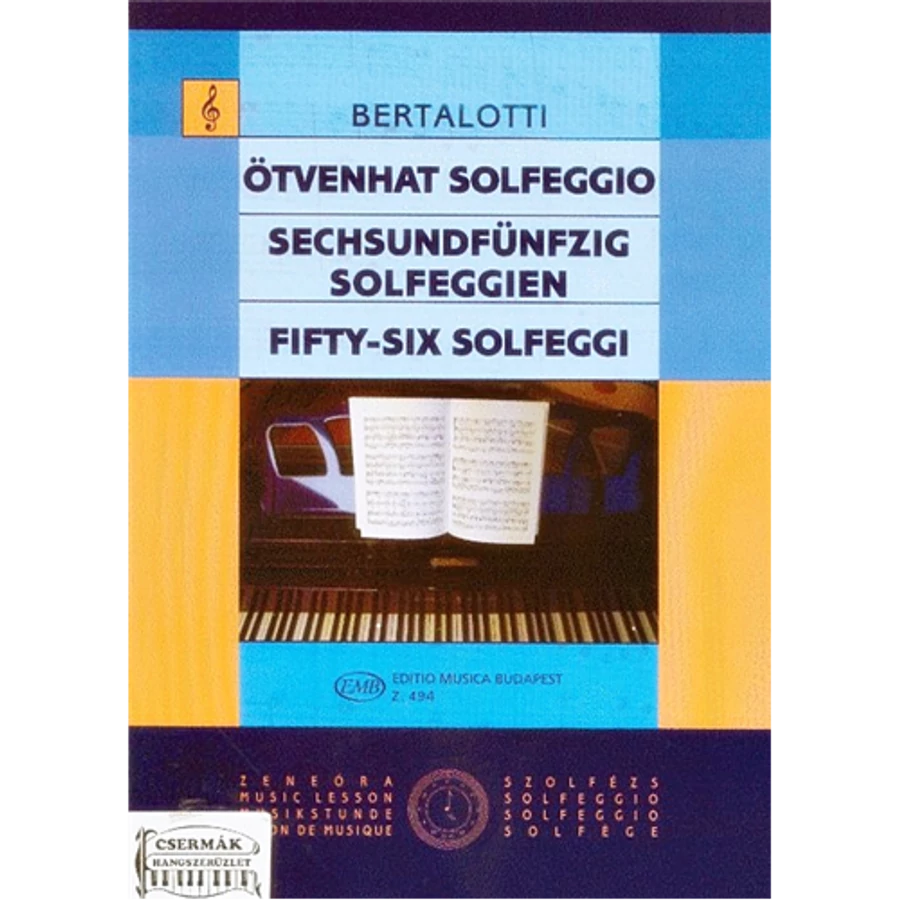 Bertalotti, Angelo Michele, Ötvenhat solfeggio