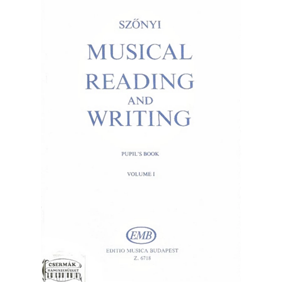 MUSICAL READING AND WRITING VOL.I.