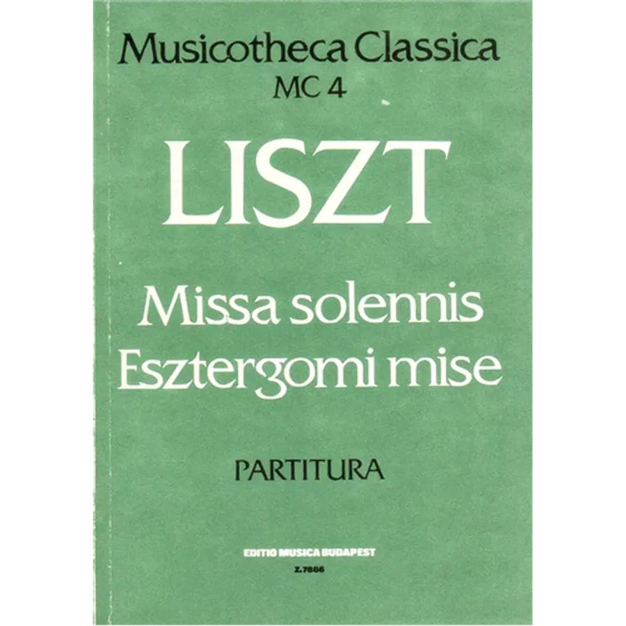 MISSA SOLENNIS (ESZTERGOMI MISE) PARTITURA