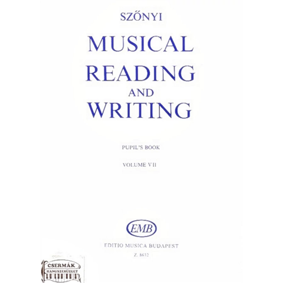 MUSICAL READING AND WRITING VII.