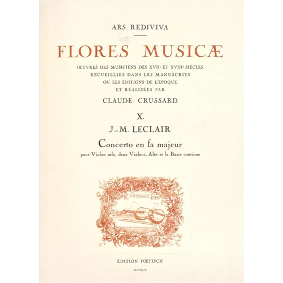 FLORES MUSIVAE X.CLAUDE CRUSSARDE-J.M. LECLAR