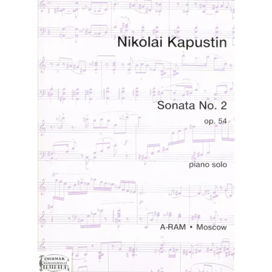 SONATA NO.2.OP.54. PIANO SOLO