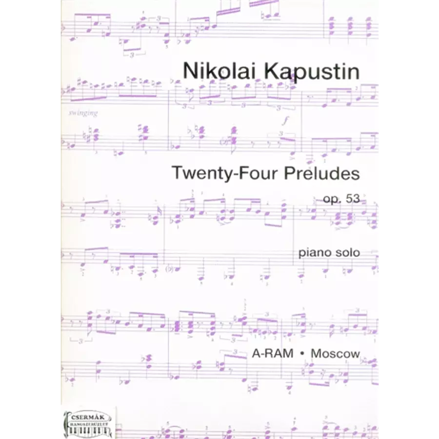 TWENTY-FOUR PRELUDES OP.53.PIANO SOLO