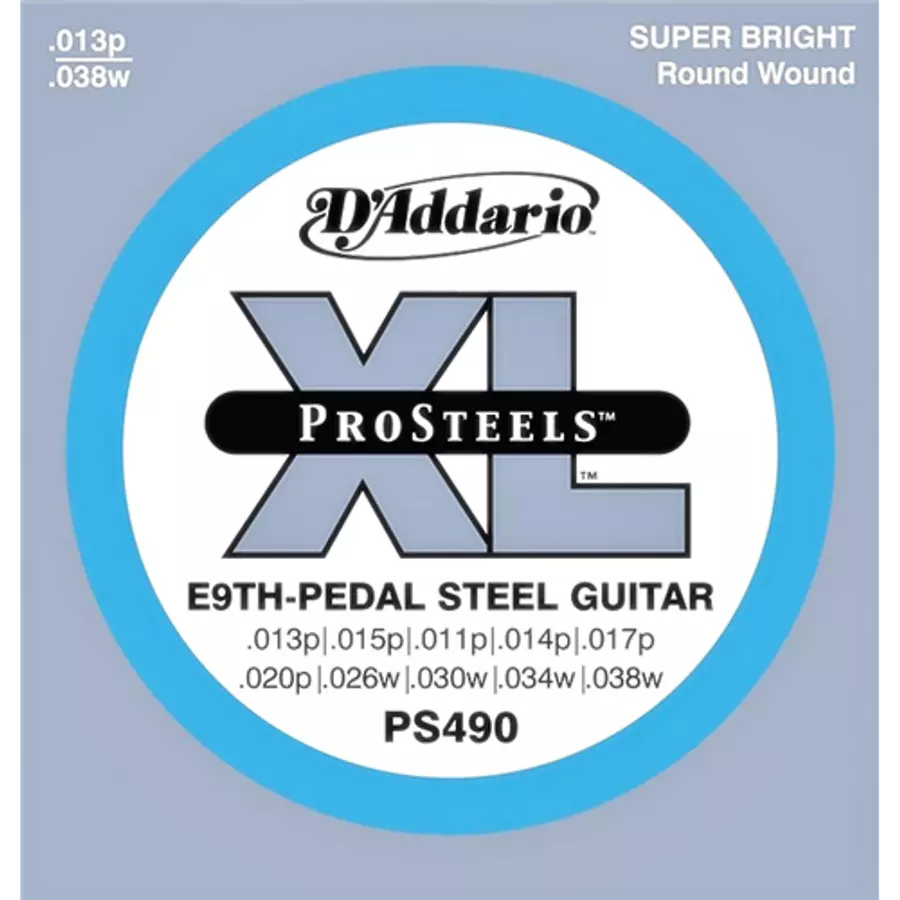 Steel gitár húrkészlet 013-038 D'Addario