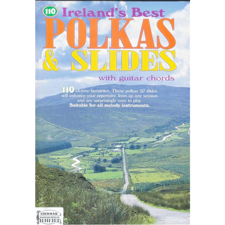 110 IRELAND'S BEST POLKAS & SLIDER,WITH GUITAR CHORDS