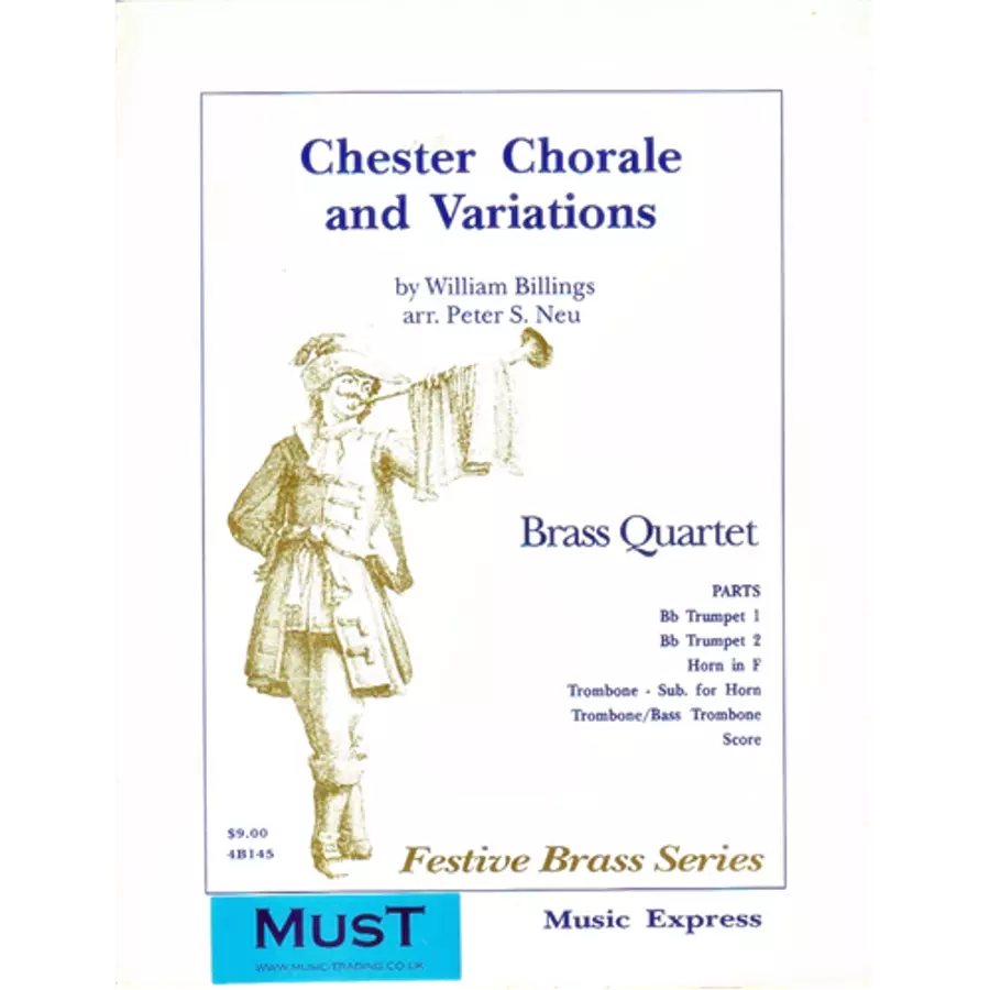 CHESTER CHORALE AND VARIATIONS BRASS QUARTET